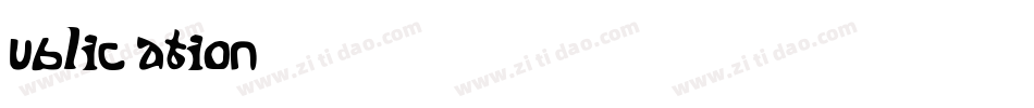 Public Nation字体转换